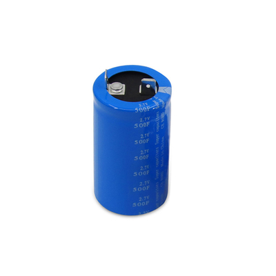 2.7V 500F Lug το έξοχο κύτταρο 35x65mm Supercapacitor έναρξης περιβαλλοντικά τρέξιμο Farad