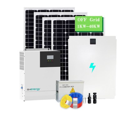 Υβριδικό ηλιακό σύστημα Ultraportable 5KW 10KW 20KW Multiscene για το σπίτι