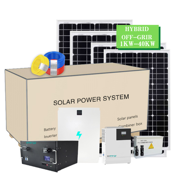 Υβριδικό ηλιακό σύστημα Ultraportable 5KW 10KW 20KW Multiscene για το σπίτι