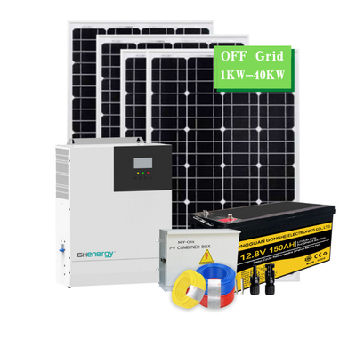 Υβριδικό ηλιακό σύστημα Ultraportable 5KW 10KW 20KW Multiscene για το σπίτι