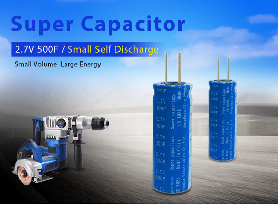 Ηλεκτρολυτικό υλικό κυττάρων 2.7volt 500farad Graphene Supercapacitor