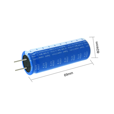 Πρακτικό μπλε υβρίδιο μπαταριών κυττάρων Supercapacitor για την έναρξη μηχανών
