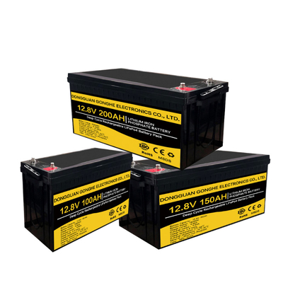 βαθιά μπαταρία κύκλων 120Ah 240Ah 12V LiFePO4 για την αποθήκευση κάρρων γκολφ