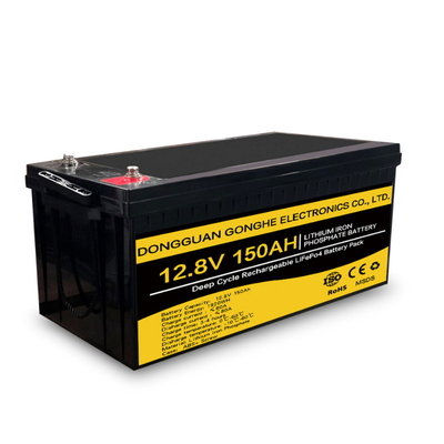 IEC 62619 βαθιά ιονική μπαταρία 12.8V 100Ah λίθιου κύκλων για το ηλιακό σύστημα
