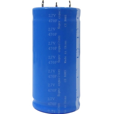 Μικρή υψηλή δύναμη 35x62mm πυκνωτών 2.7V 470F όγκου υπερβολική μη εύκολη να εκραγεί