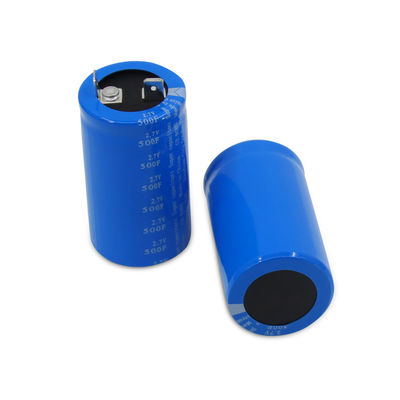 Οι έξοχοι πυκνωτές Lug 2,7 βολτ που 500 Farad αντικαθιστούν τις μπαταρίες μέσω της τρύπας