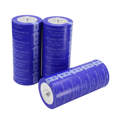 μπαταρία 2.7V 3000F πυκνωτών 60x136mm έξοχη καμία έκρηξη πρακτική