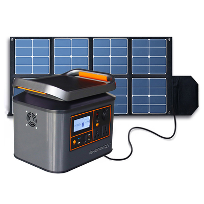 φορητός σταθμός ηλιακής ενέργειας 500W 1000W πρακτικός για τη στρατοπέδευση